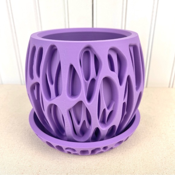 Indoor Flower Pot, The Slime Planter Pot, Houseplants, Ecofriendly - Picture 4 of 9